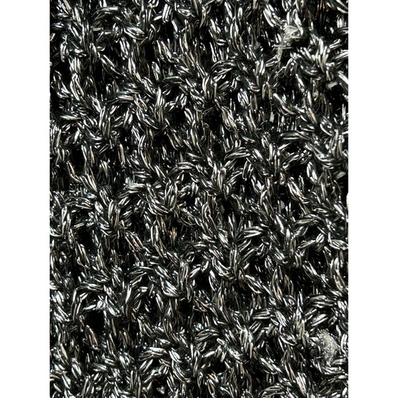 Rue21 Mesh Sweater Gray/Black/Silver Size xLarge - Picture 6 of 9